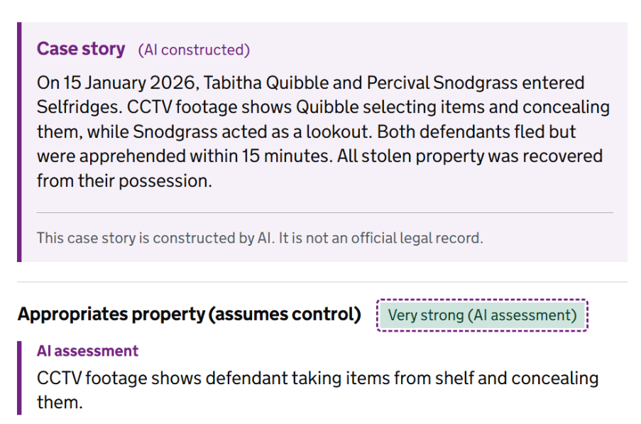 Version 3 interface using purple styling, including a purple border accent and AI label treatment.