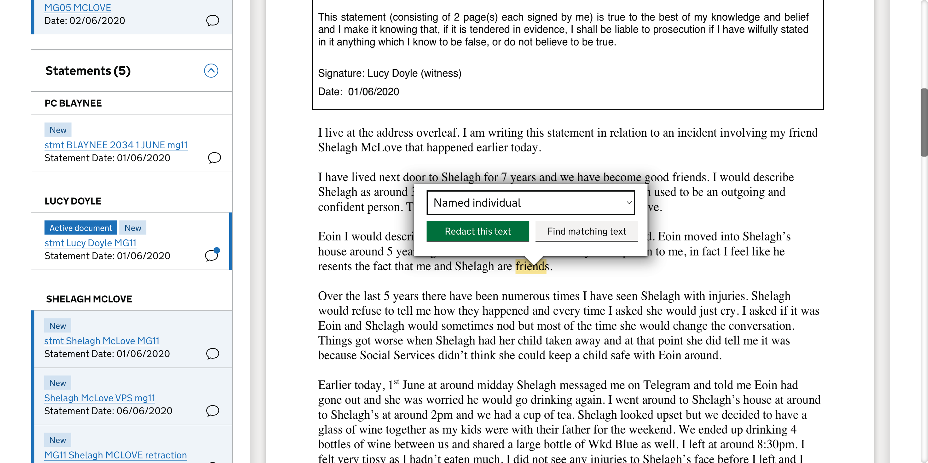 A screenshot of the find matching design